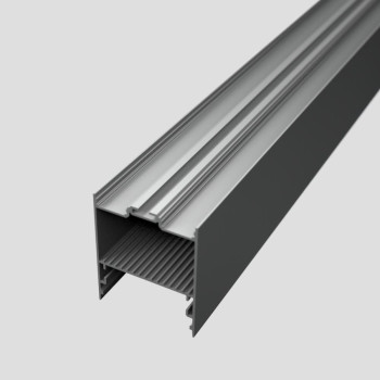 LED Alu Profil 5060 up and down inkl. Abdeckungen matt 2000mm